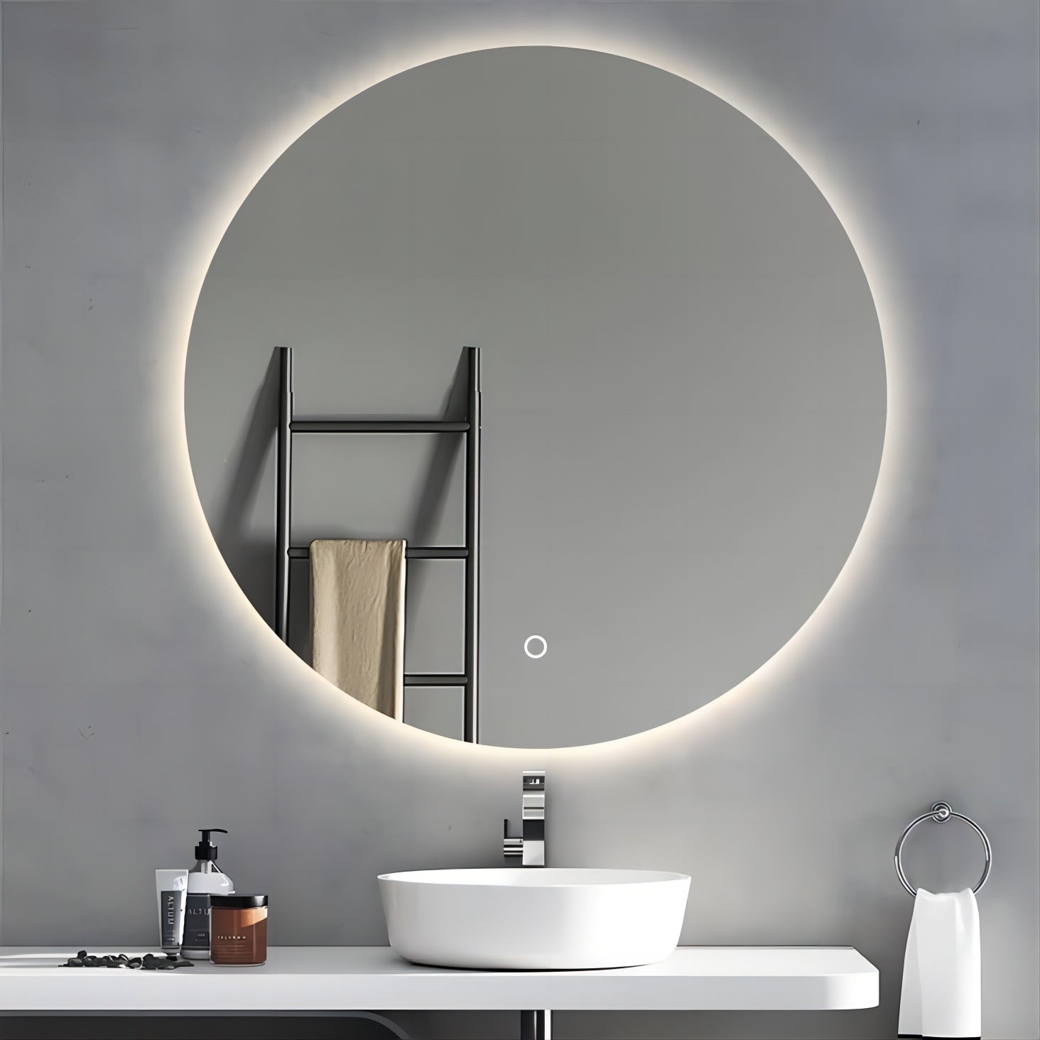 Frameless LED Bathroom Mirror - C8090 (RRP $195-210)