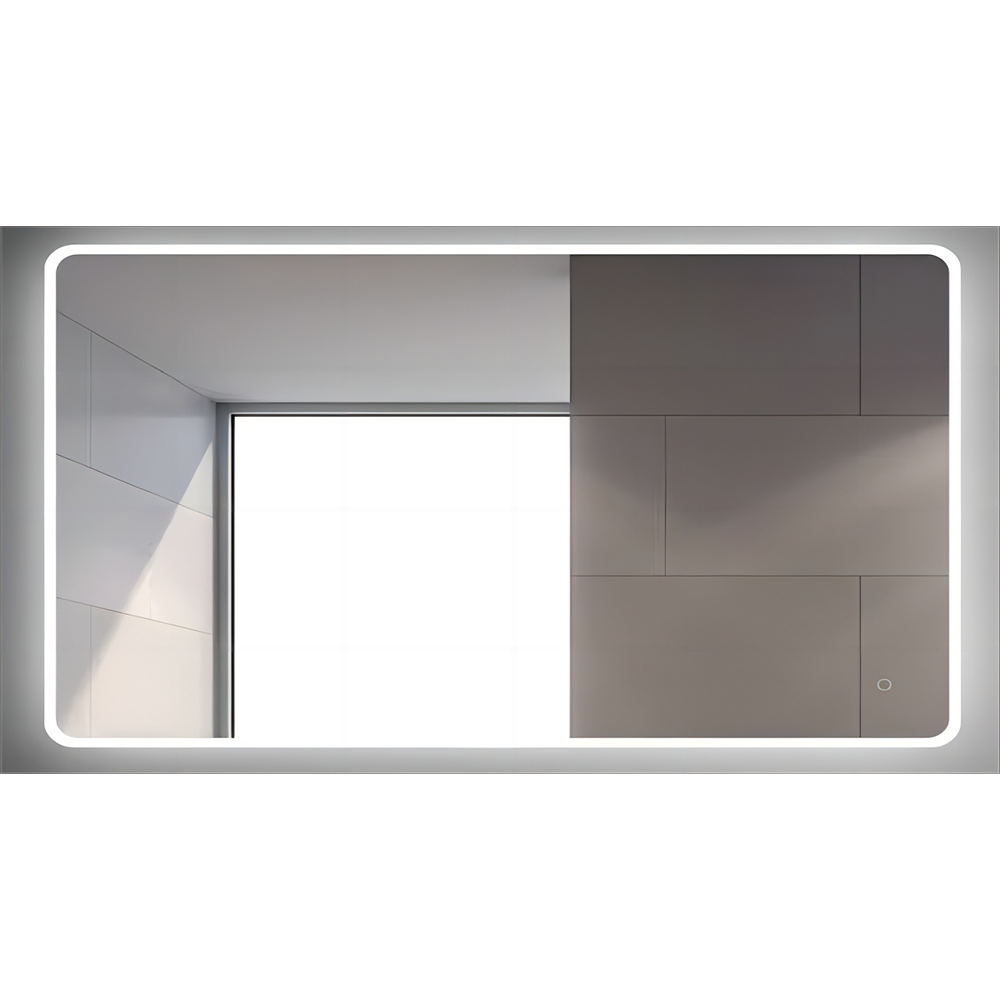 Frosted frame LED Demisting Bathroom Mirror - CAS2 (RRP $265)