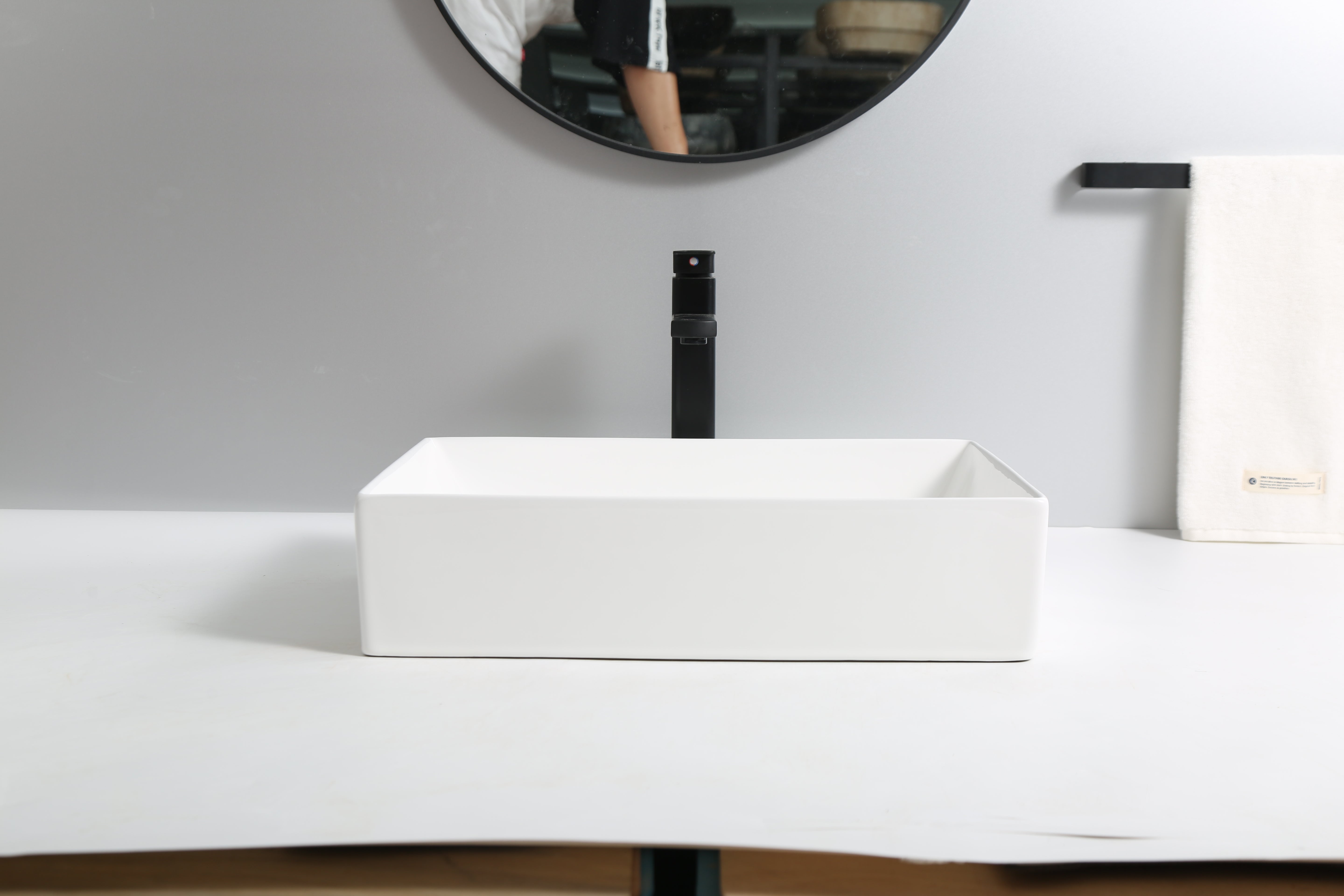 Ceramic Basin White - 9636 (RRP $195)